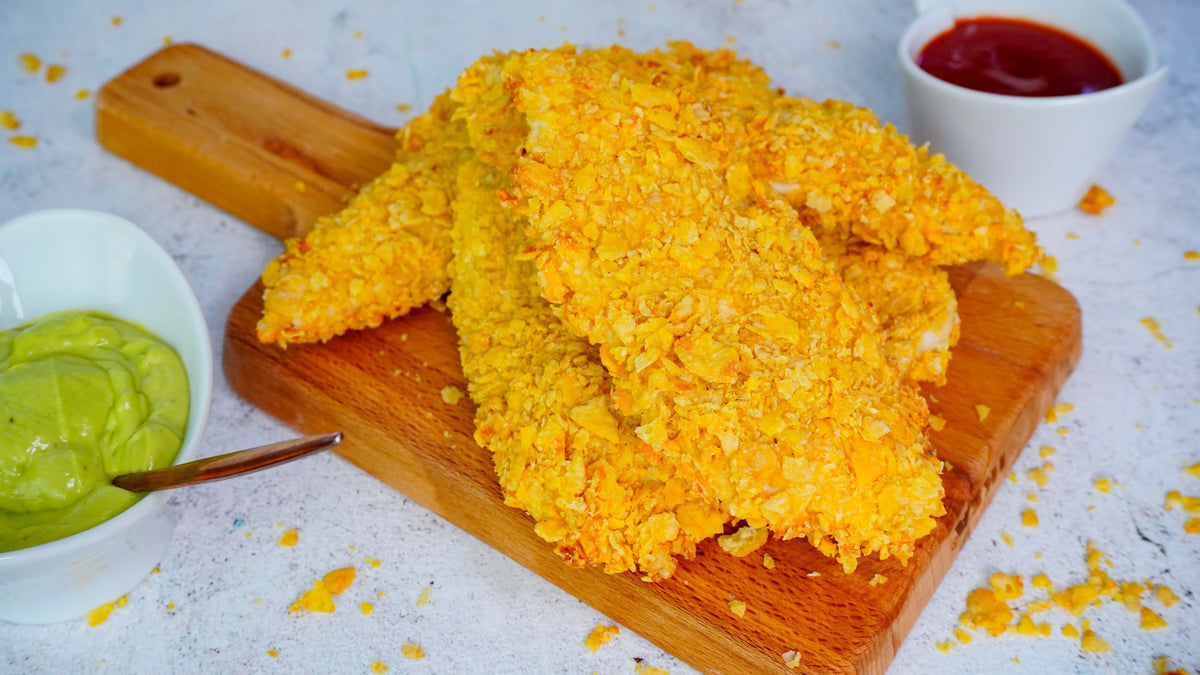 Pechugas de pollo empanadas