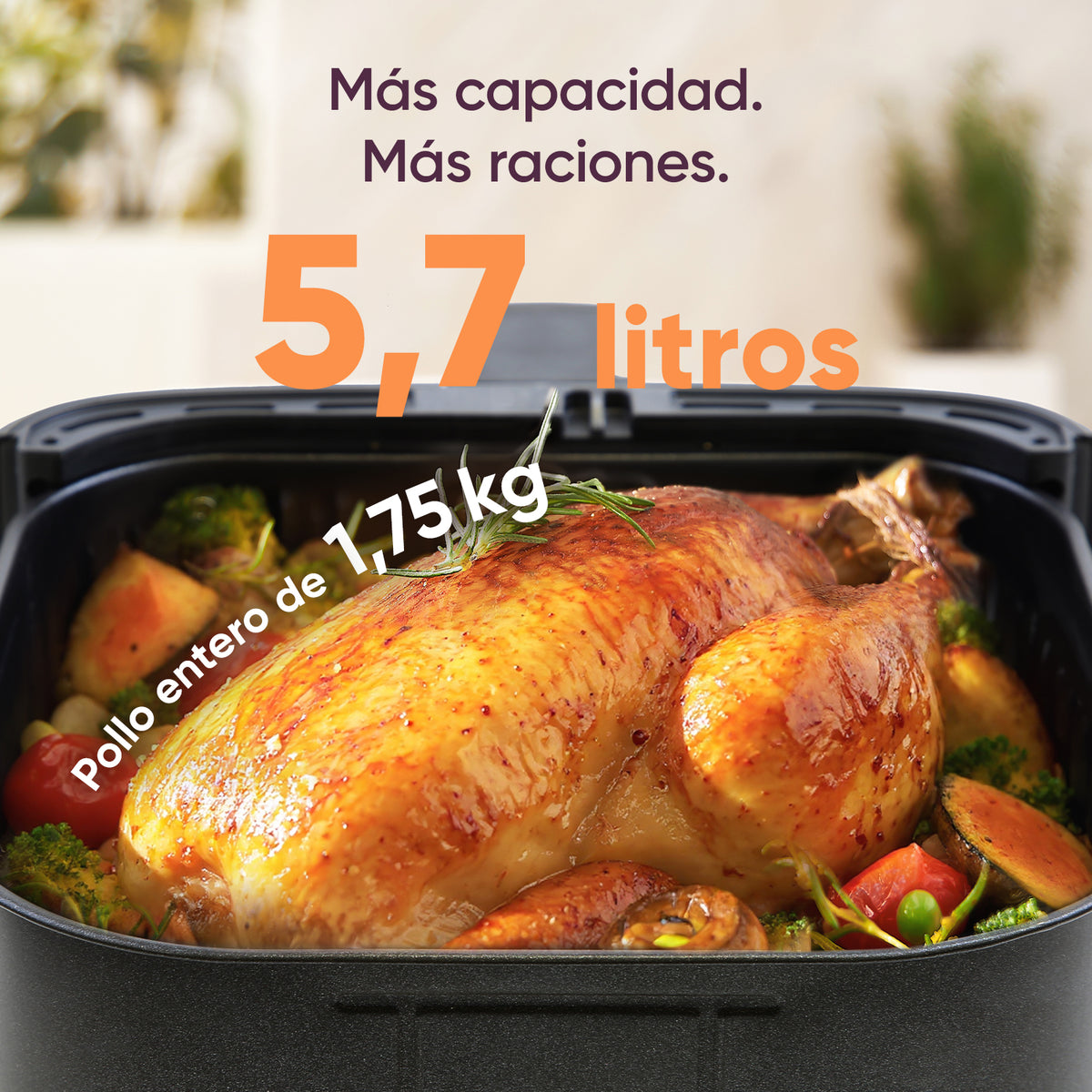 Cosori-Freidora sin Aceite-5,7 Litros-CP158