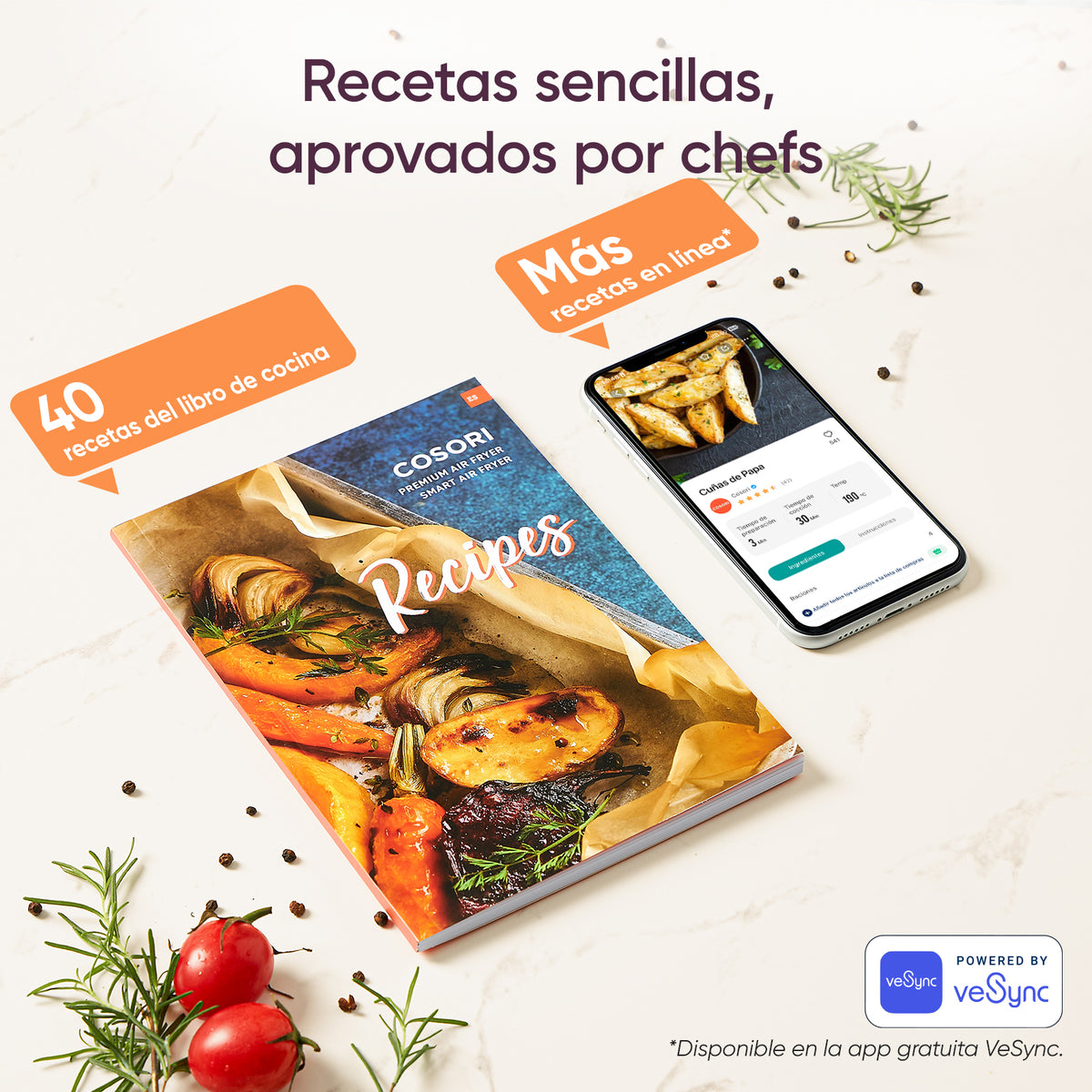 Cosori-Freidora sin Aceite-5,7 Litros-CP158