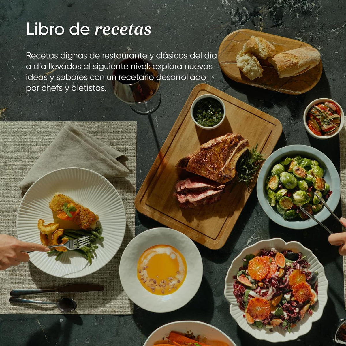 Freidora de aire COSORI con recetas variadas para una cocina creativa y saludable